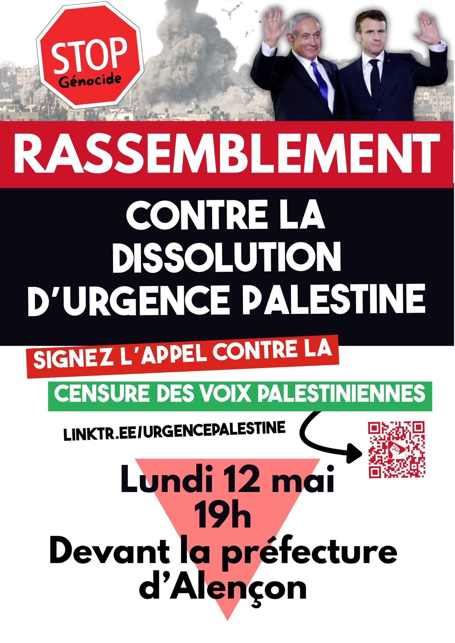Rassemblement contre la dissolution d'UP