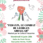 Projection en hommage à la lutte palestinienne