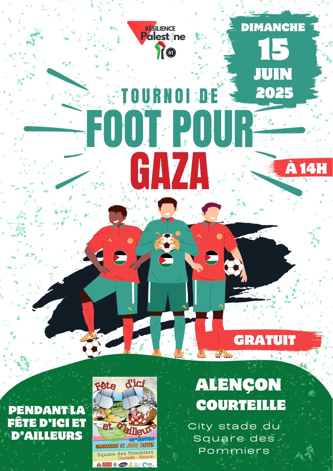 Tournoi de foot pour Gaza