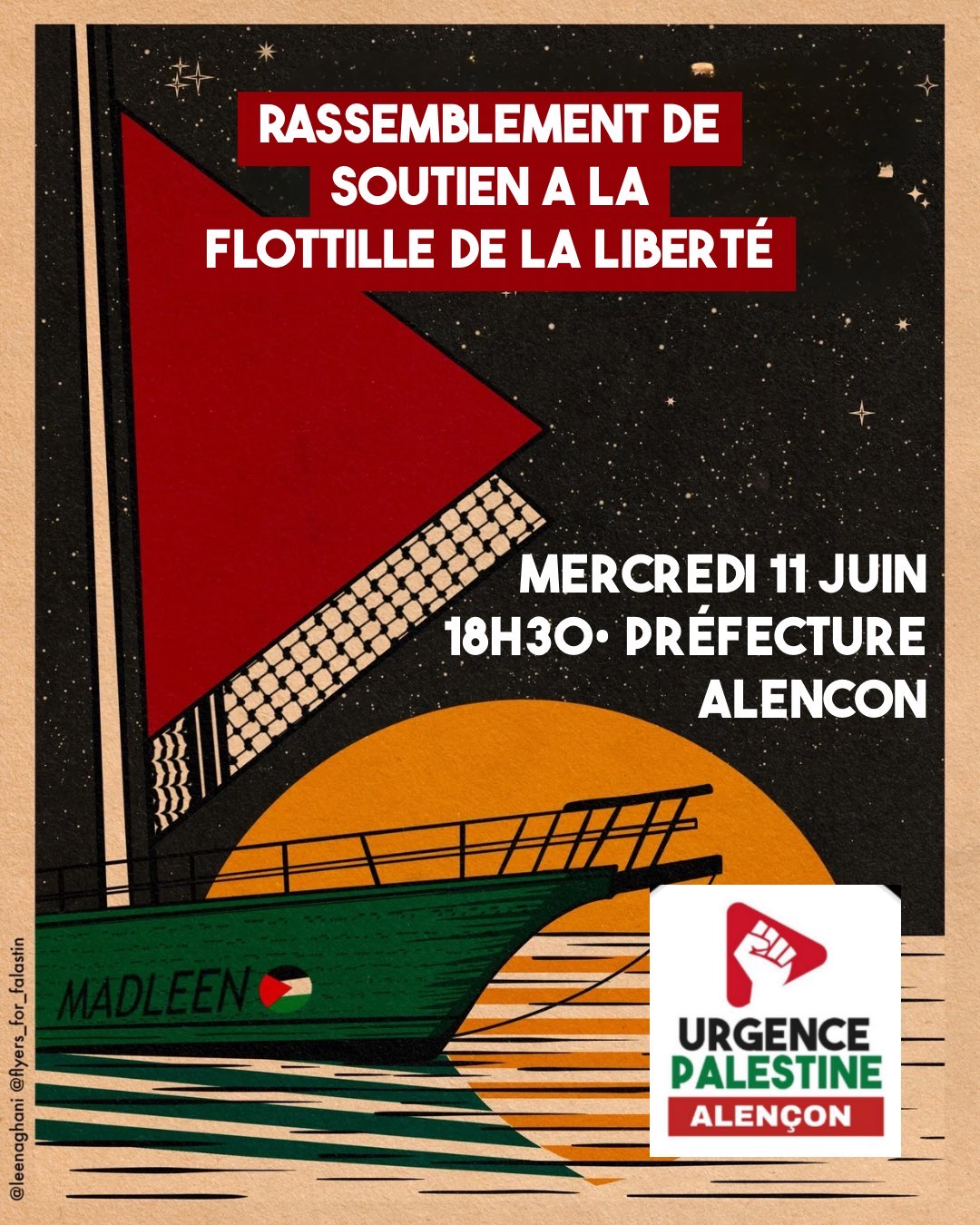 Rassemblement de soutien à la flottille de la liberté