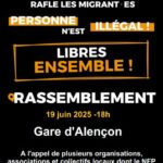Rassemblement contre la chasse aux migrants