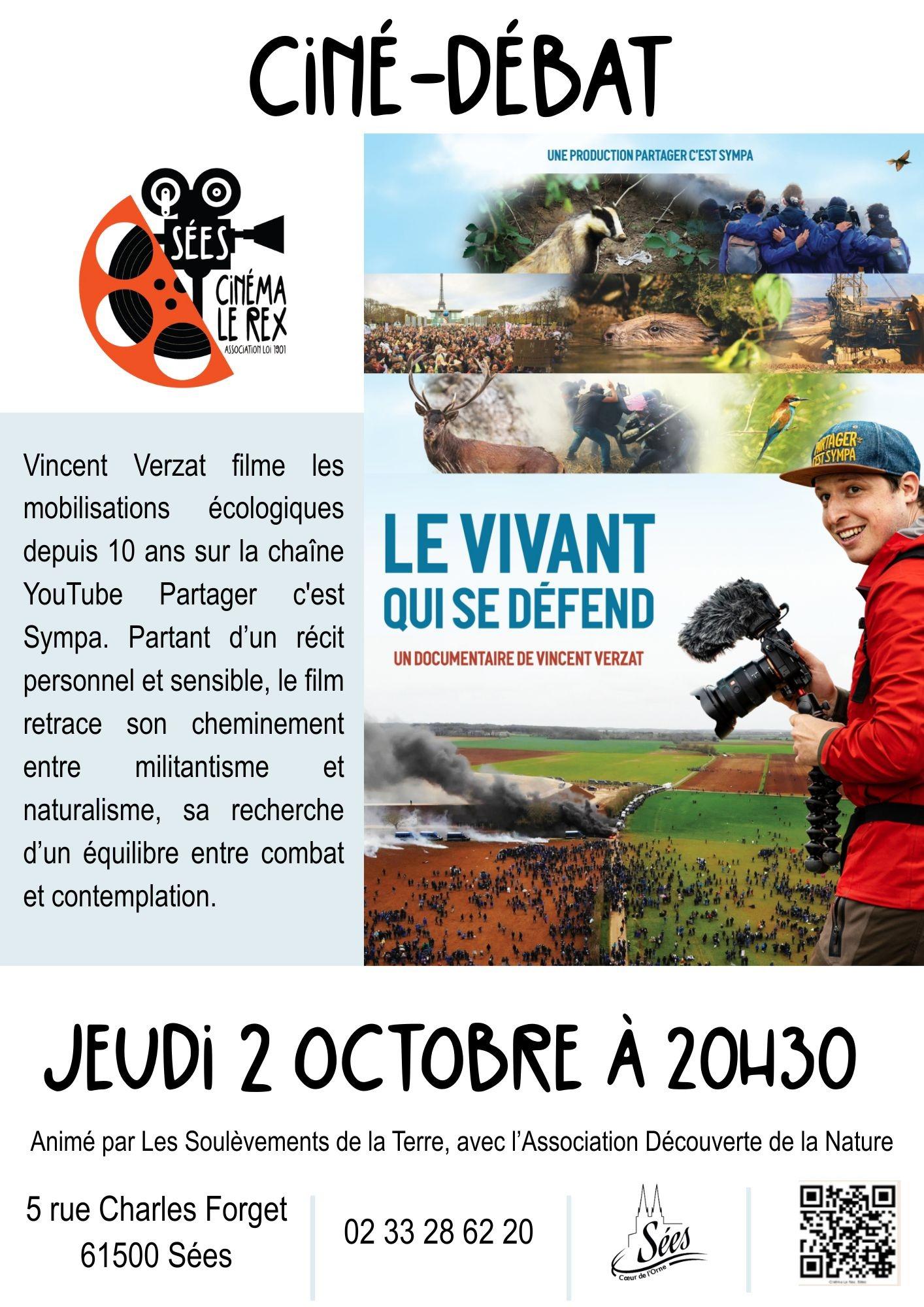Projection "Le Vivant qui se Défend"