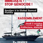 Rassemblement de soutien pour les flottilles pour Gaza