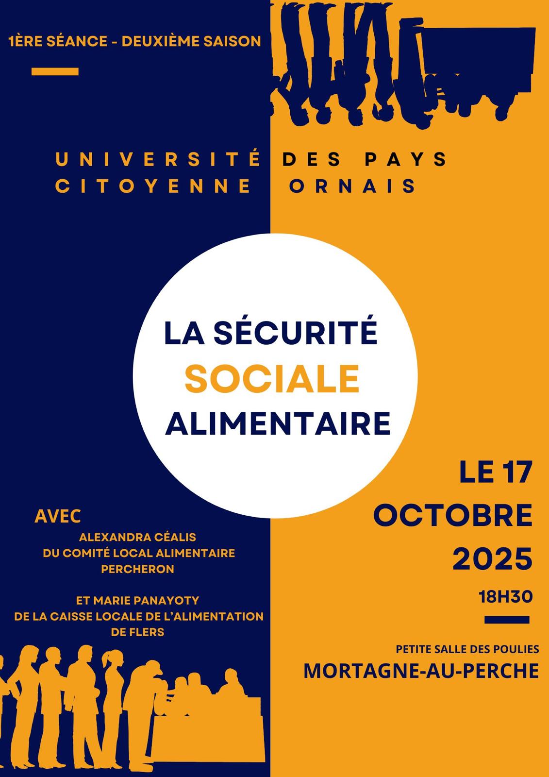 Première séance de la seconde saison de l'Université citoyenne des pays ornais