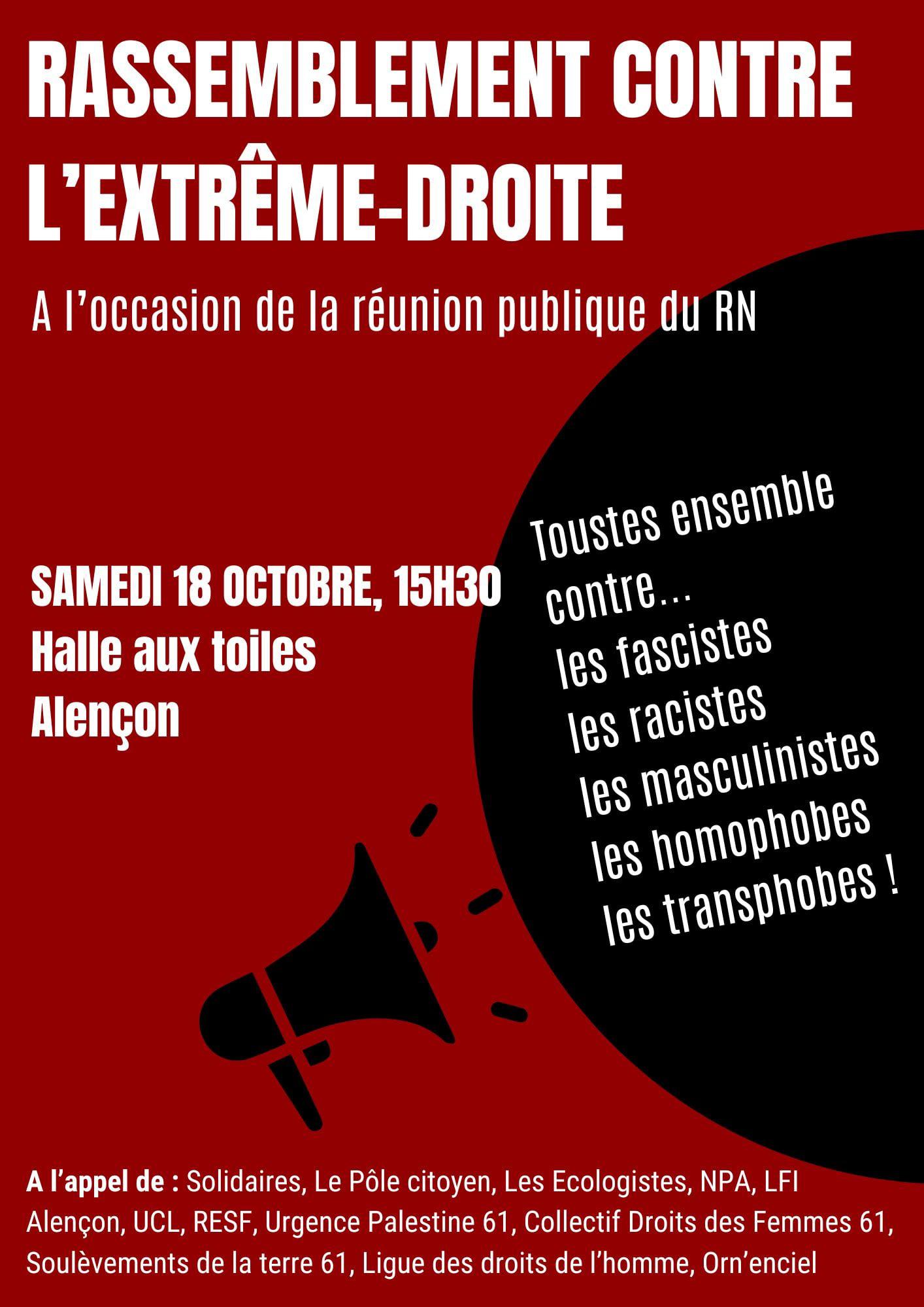 Rassemblement contre l'extrême-droite