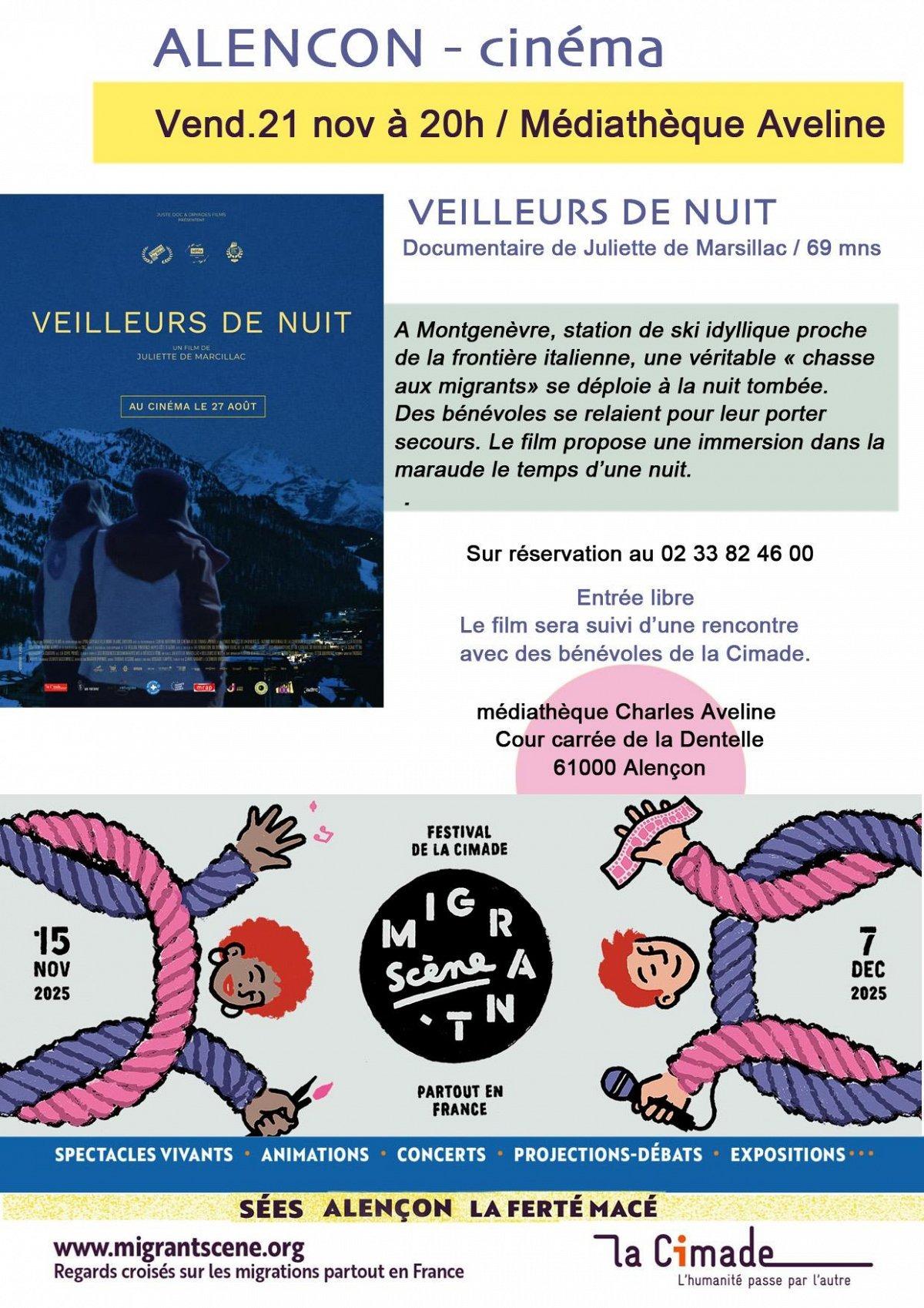 Film "Veilleurs de Nuit" (Festival Migrant'Scène) - sur réservation