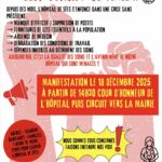 Manifestation contre la destruction de l'hôpital de Sées