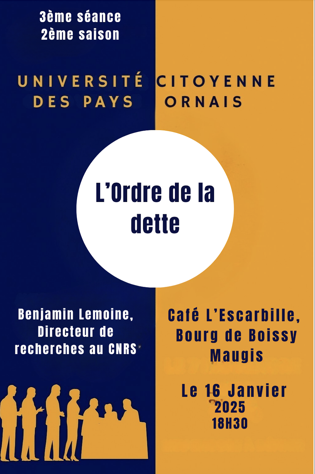 Séance de l'Université citoyenne des pays ornais