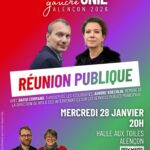 Réunion publique de la liste Gauche Unie Alençon 2026