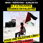 Il y a toujours urgence en Palestine