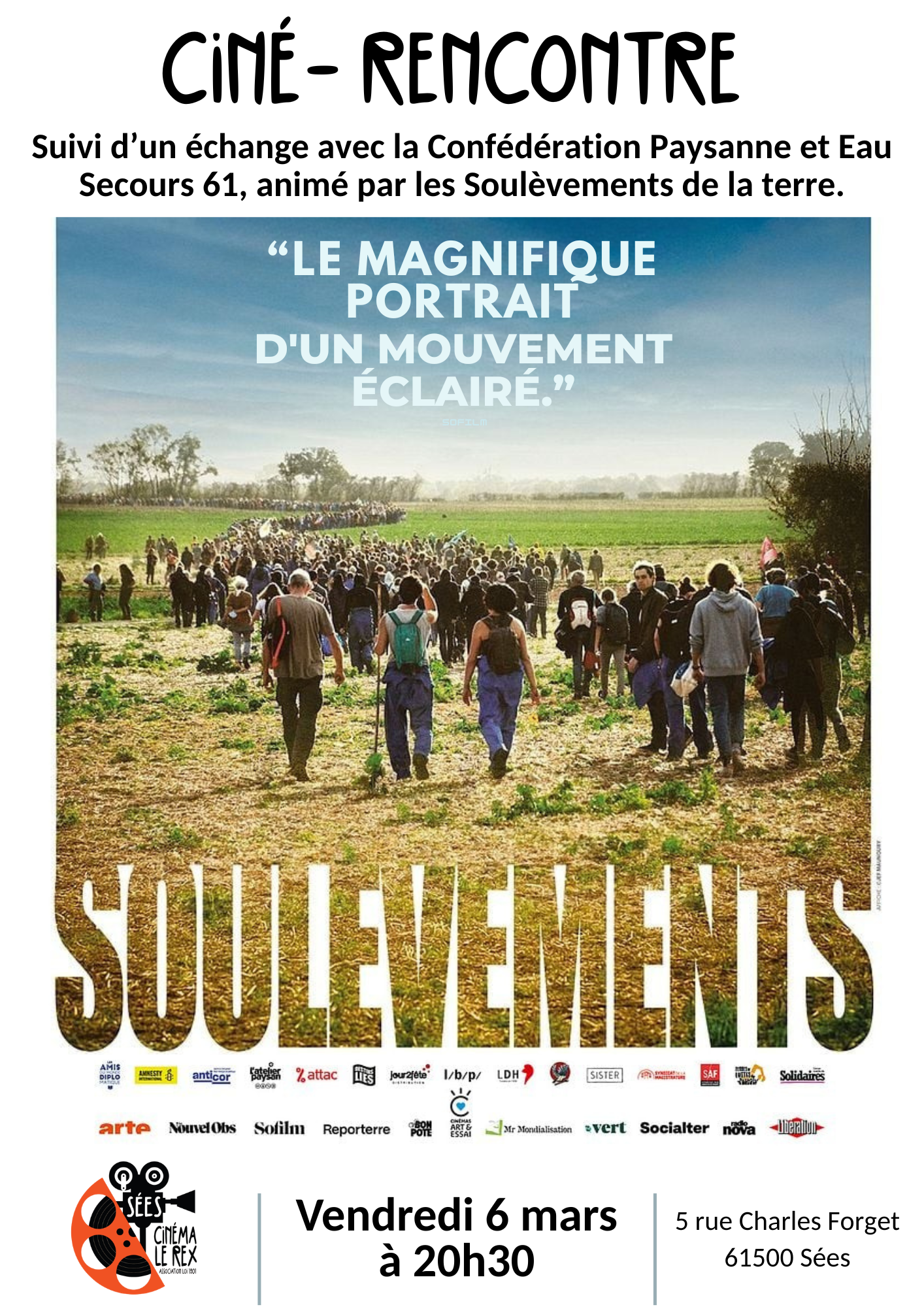 Projection "Soulèvements"