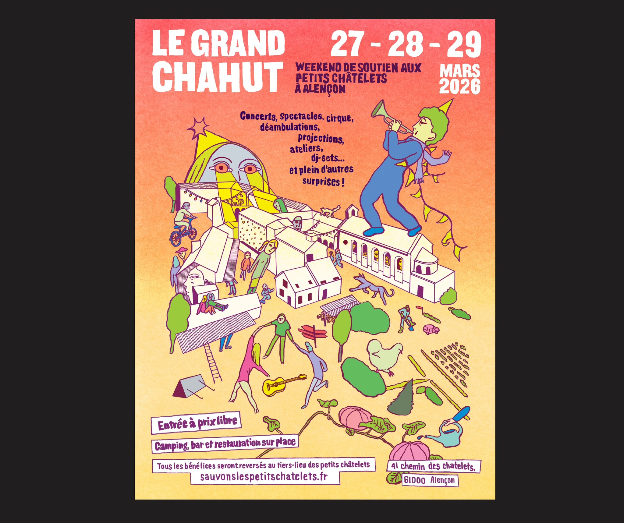 Le Grand Chahut - week-end de soutien aux Petits Châtelets