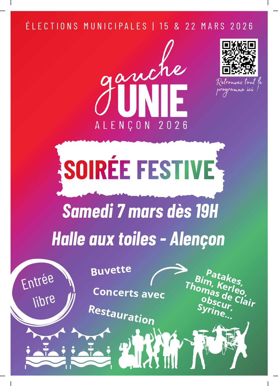 Soirée Gauche unie Alençon