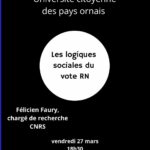 Conférence de Félicien Faury : Les logiques sociales du vote RN