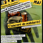 Soirée de soutien aux militants écologistes de l'affaire Lafarge