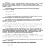 Manifestation à Flers contre la fermeture de classes