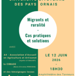 Conférence-débat de l'Université Citoyenne des Pays Ornais : Migrants et Ruralité