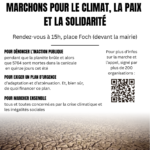 Marche pour le climat, la paix et la solidarité
