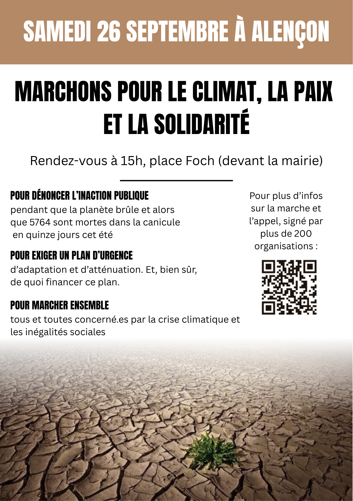 Marche pour le climat, la paix et la solidarité