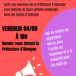 Rassemblement et marche contre les expulsions en cours
