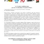 Rassemblement intersyndical en soutien des revendications des lycéens et des lycéennes